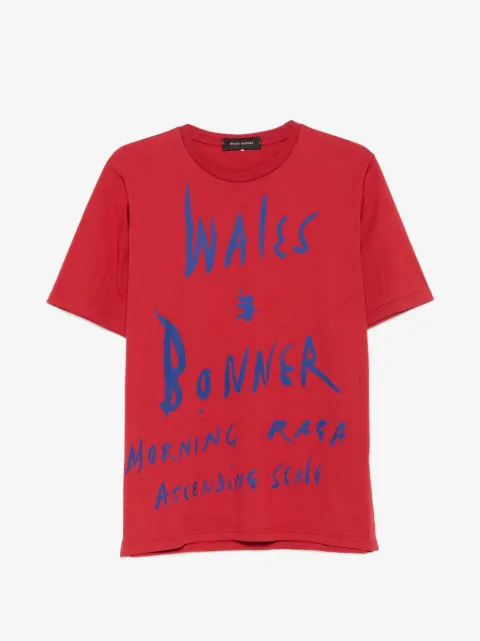 Wales Bonner logo-print crew-neck T-shirt