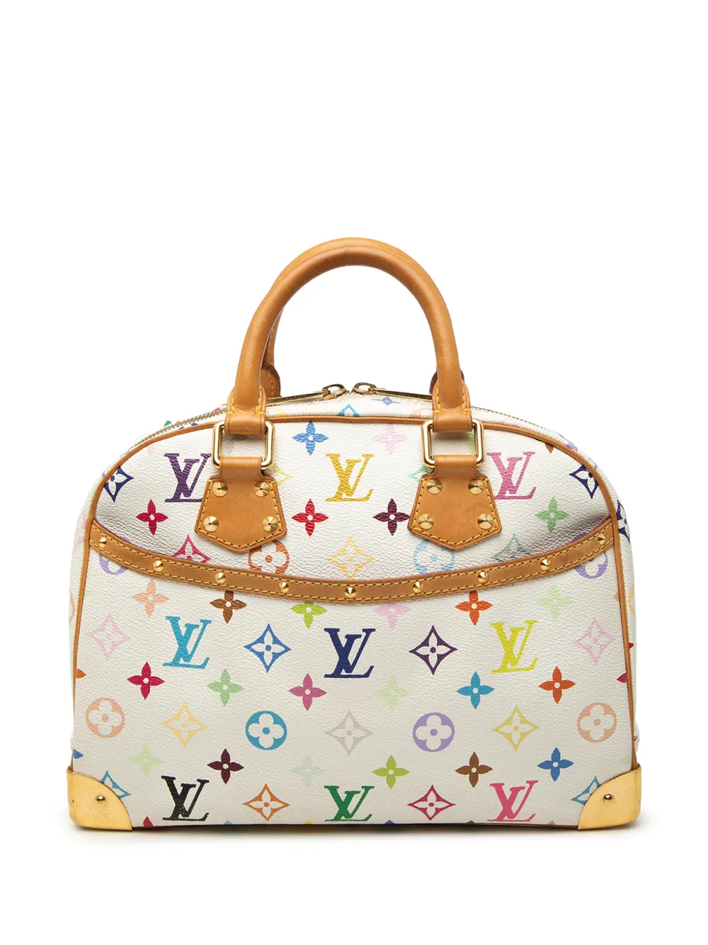 Louis Vuitton Pre-Owned Borsa a mano Trouville con monogramma multicolore 2004 - Bianco