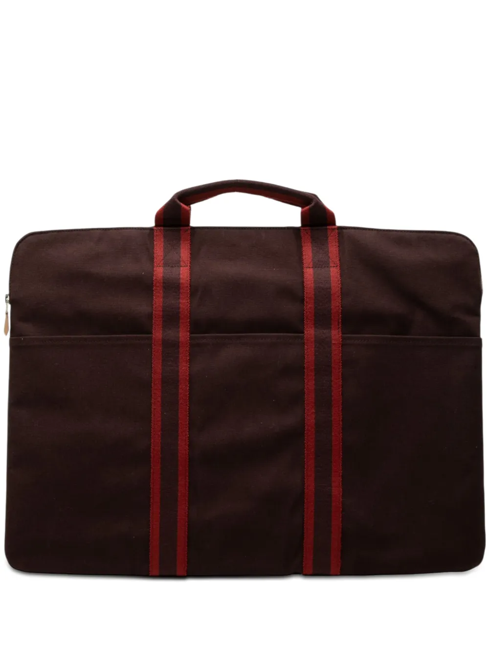 Hermès Pre-Owned 1990-2010 Toile Fourre Tout Porte Documents business bag - Rot