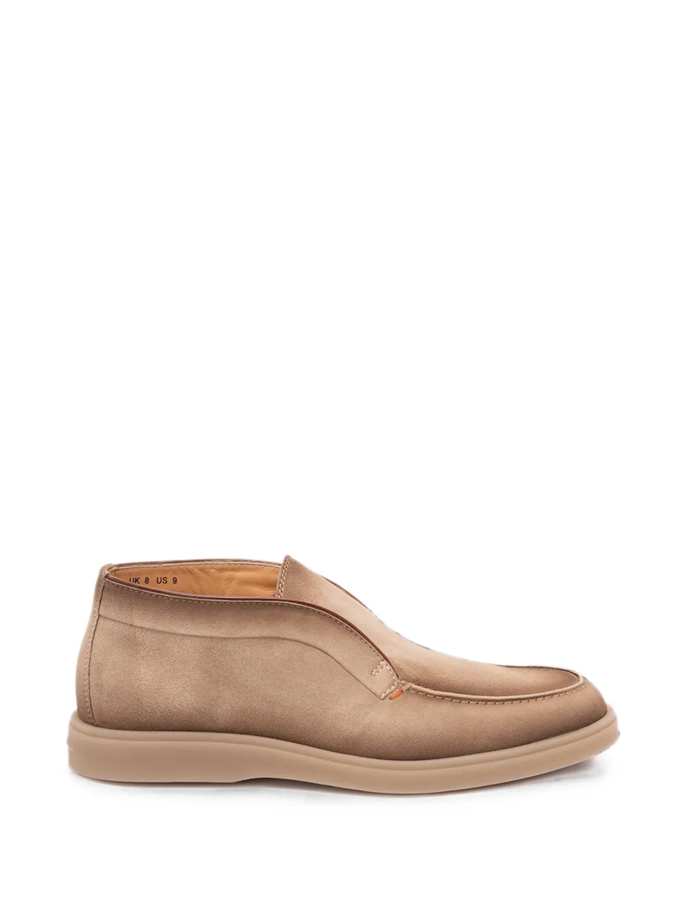 Santoni Digits round-toe suede desert boots - Braun