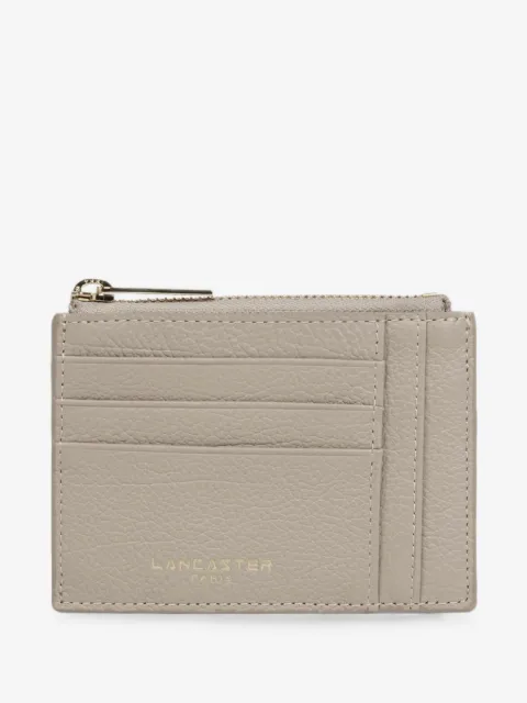 Lancaster pebbled leather wallet