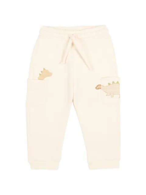 Mayoral dinosaur-patch track pants