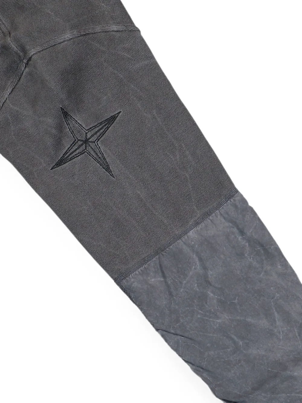 Stone Island Sweater met Compass-logo en vlakken Grijs