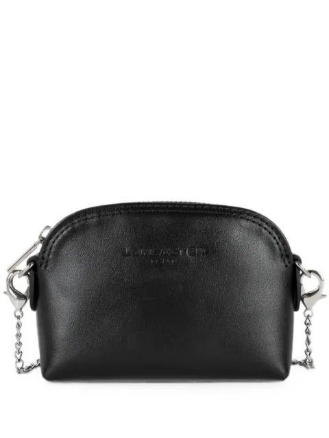 Lancaster logo-stamp chain-link clutch bag