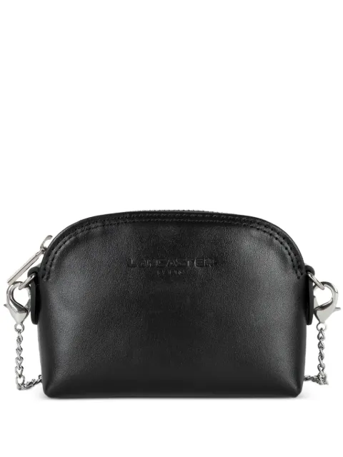 Lancaster logo-stamp chain-link clutch bag