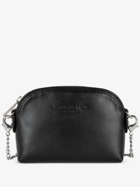 Lancaster logo-stamp chain-link clutch bag