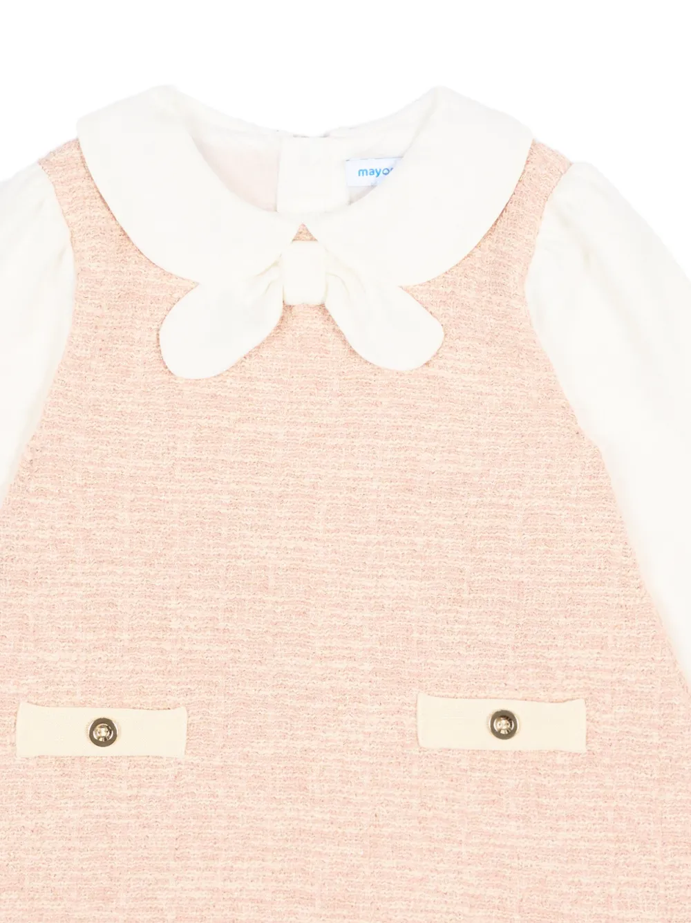 Mayoral Jurk met strikdetail Roze