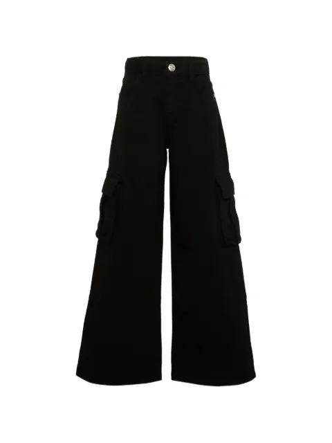 John Richmond Junior cargo-pockets wide-leg jeans