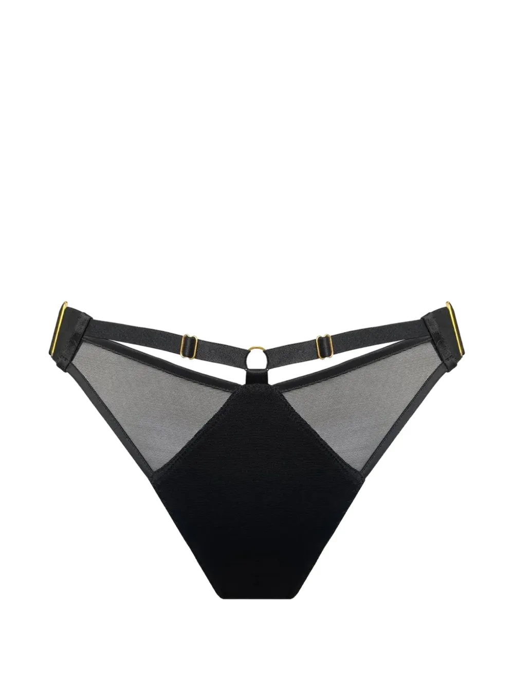 Bordelle Slip con tracolla regolabile - Nero