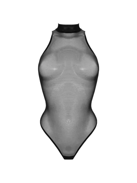 Bordelle Syra mesh high-neck bodysuit