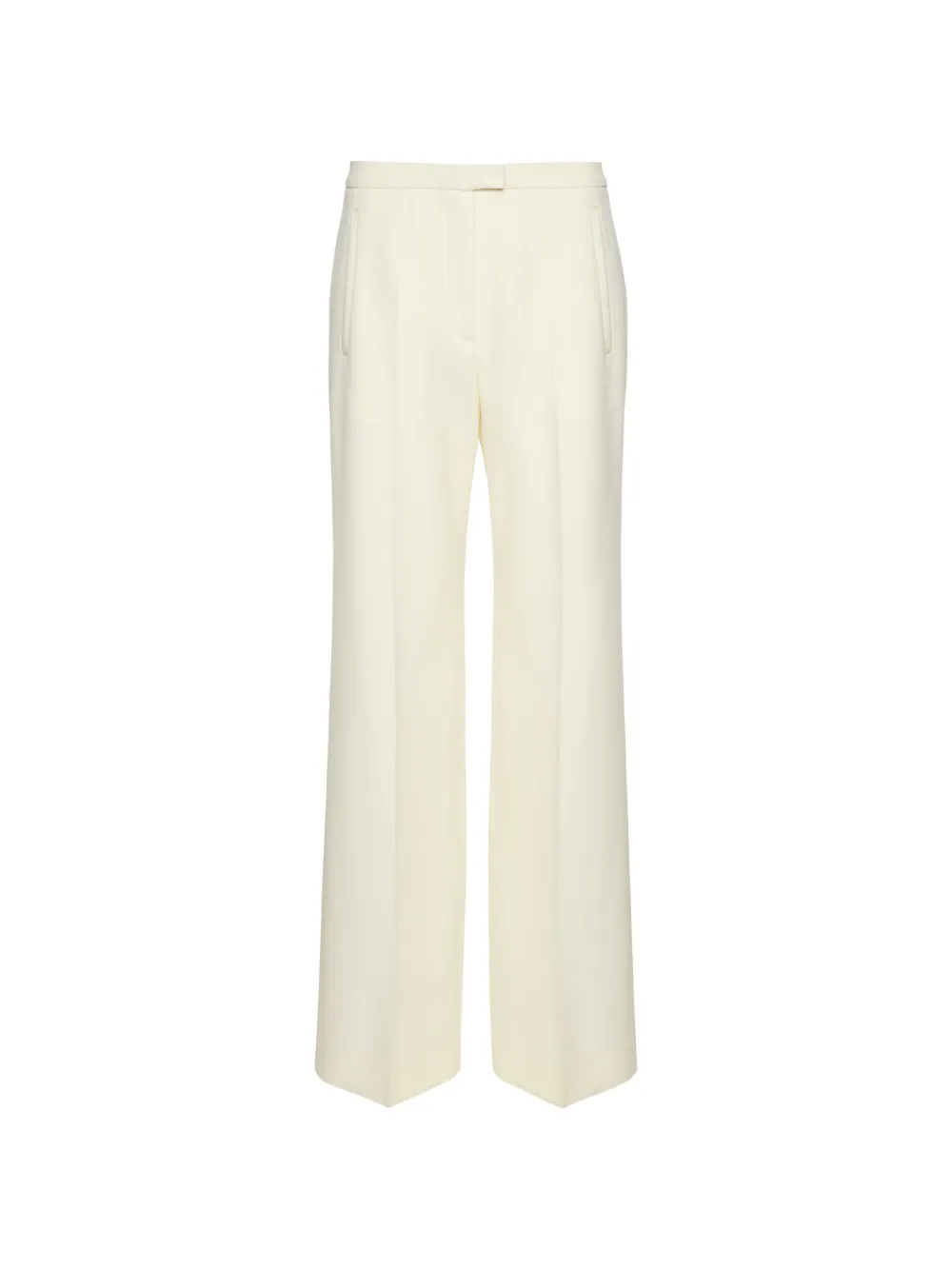 Magda Butrym straight-leg creased-finish trousers - Toni neutri