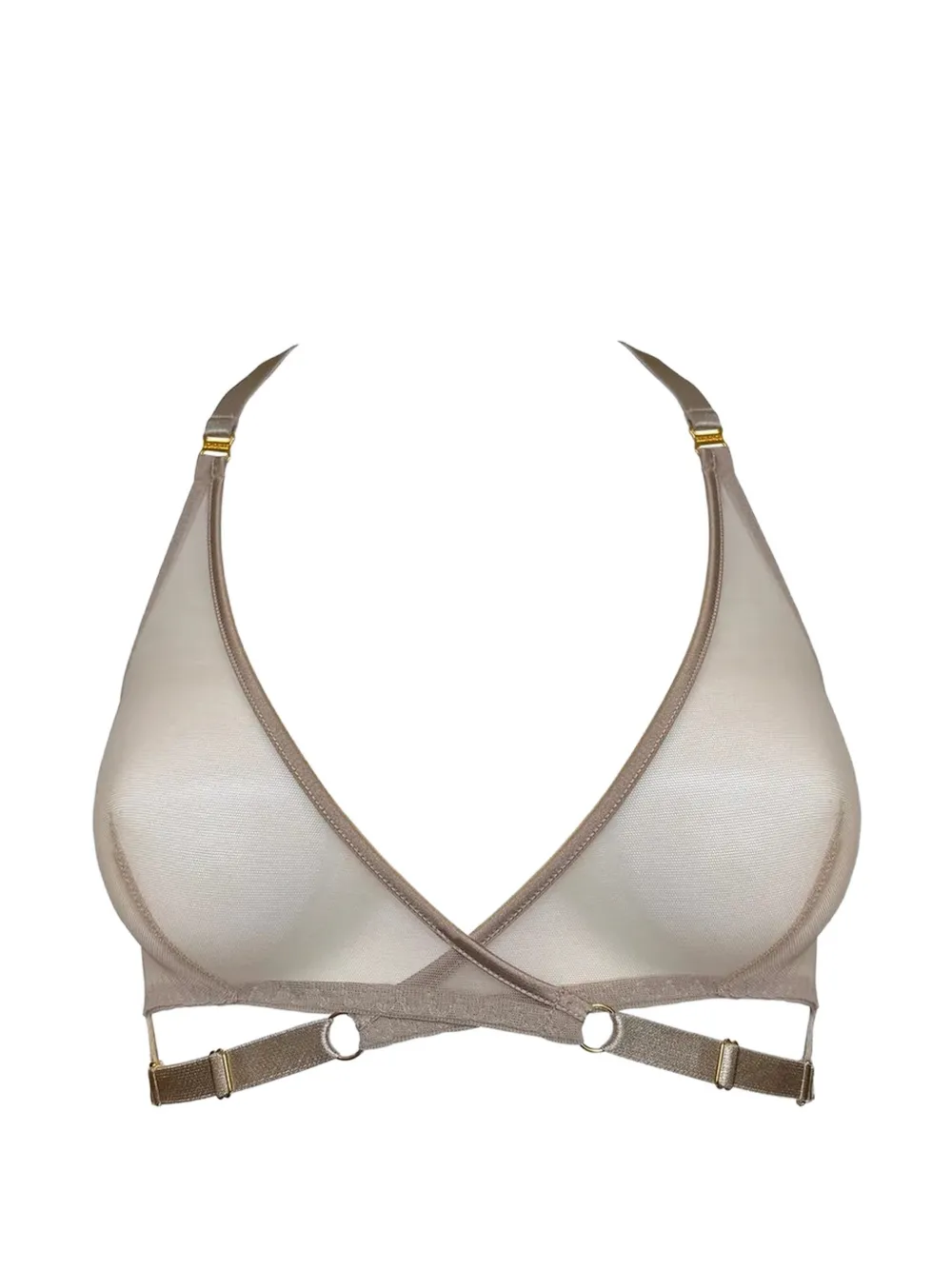 Bordelle Reggiseno Signature a portafoglio - Marrone