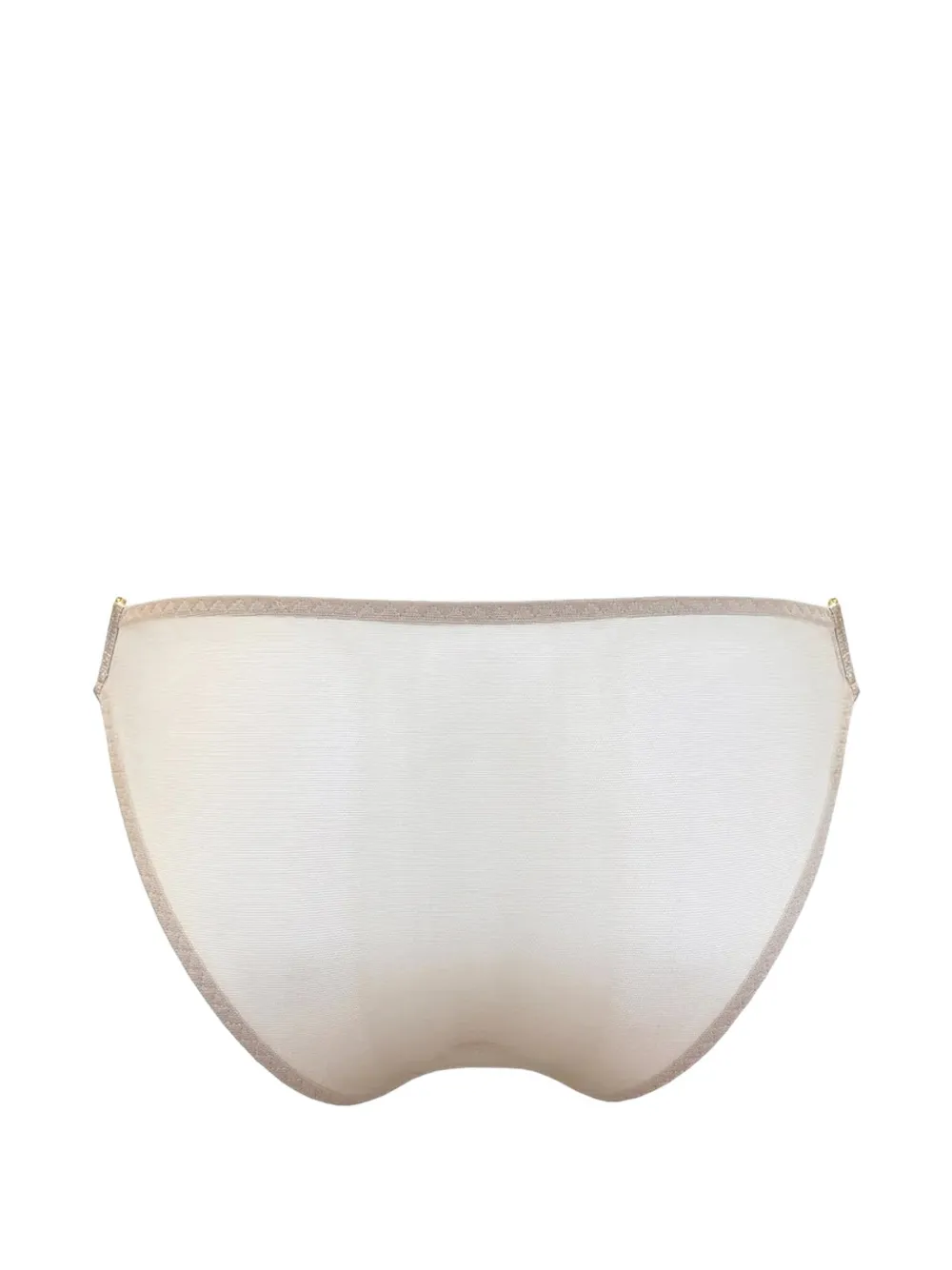Bordelle Signature slip met verstelbaar bandje en mesh Bruin