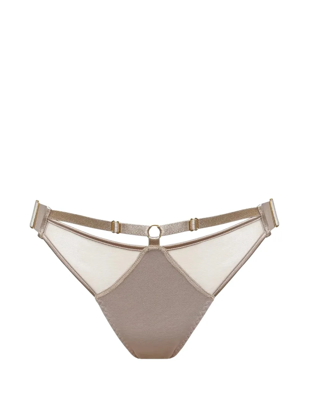Bordelle Slip Signature con tracolla regolabile - Marrone