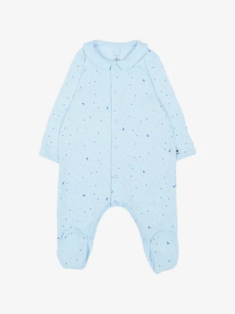 Petit Bateau star-print collared pajama