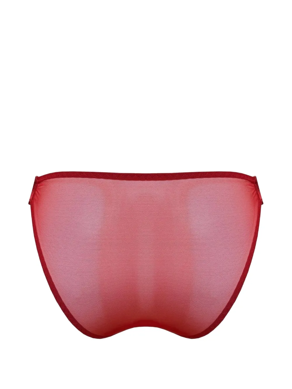 Bordelle Signature slip met verstelbaar bandje en mesh Rood