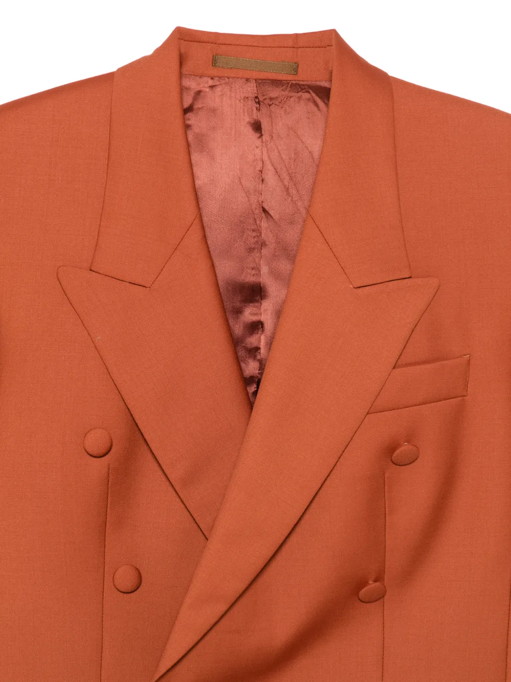 Jacob Lee Blazer met dubbele rij knopen Oranje