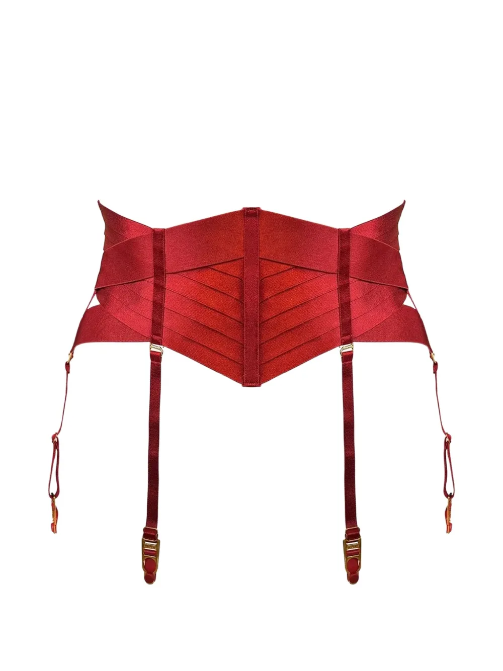 Bordelle Signature elastic panelled cincher belt