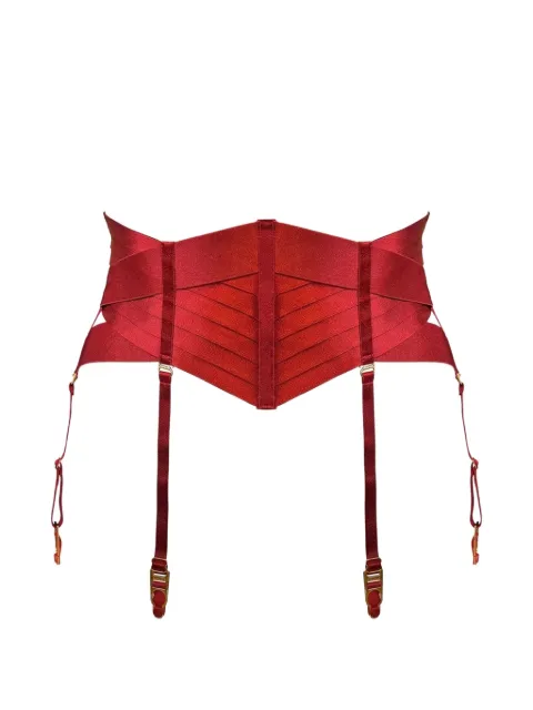 Bordelle Signature elastic panelled cincher belt