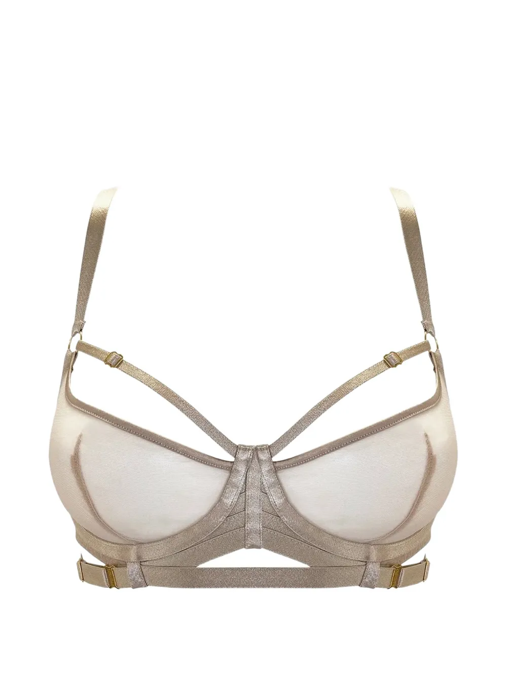 Bordelle Reggiseno a balconcino - Marrone