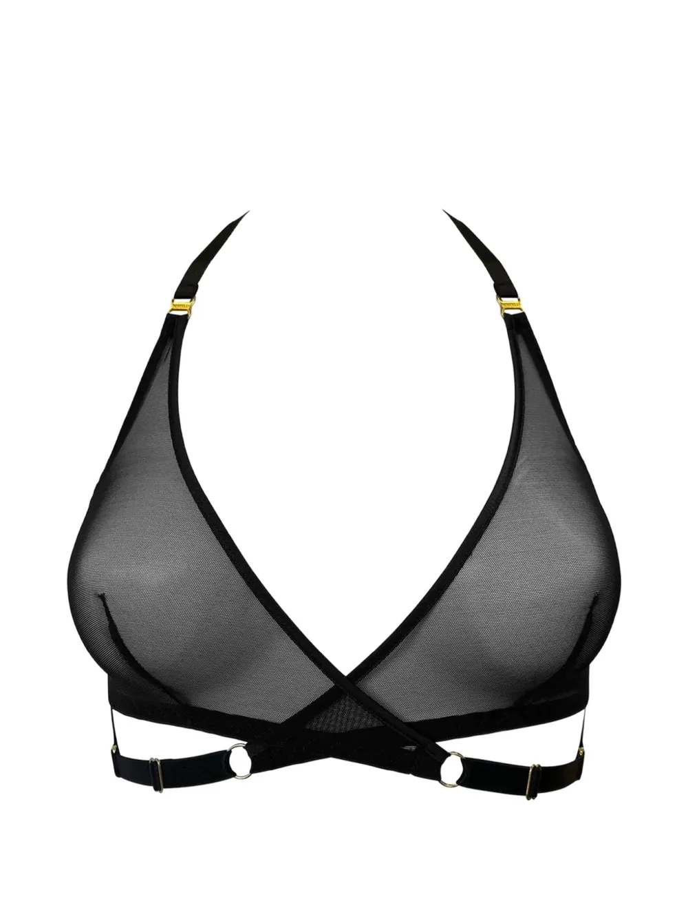 Bordelle Reggiseno Signature a rete - Nero