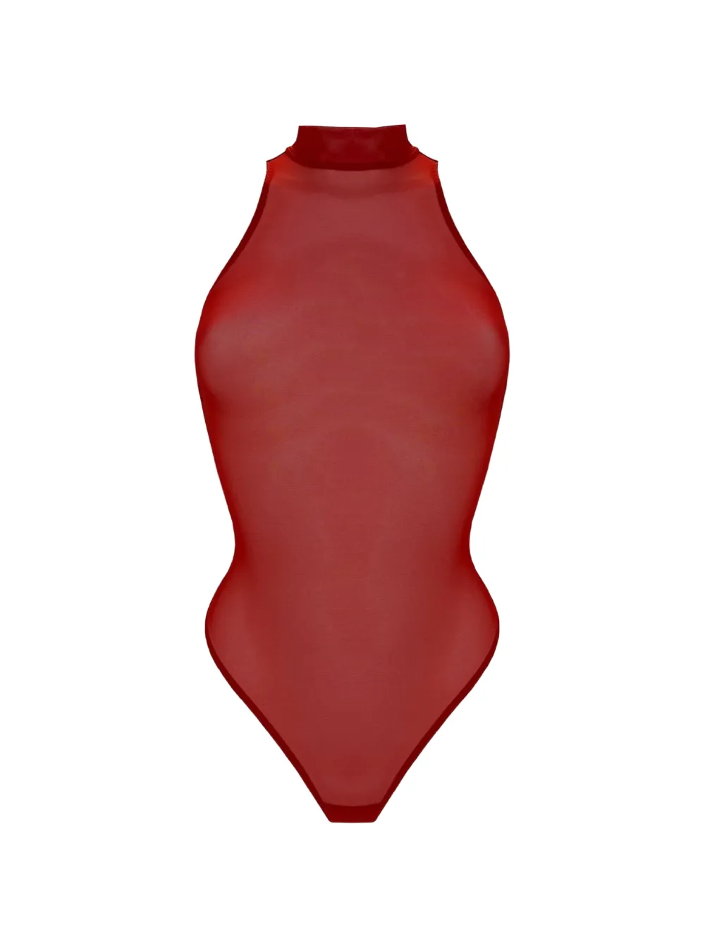 Bordelle Signature mesh high-neck bodysuit