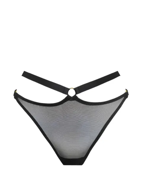 Bordelle Signature mesh harness thongs