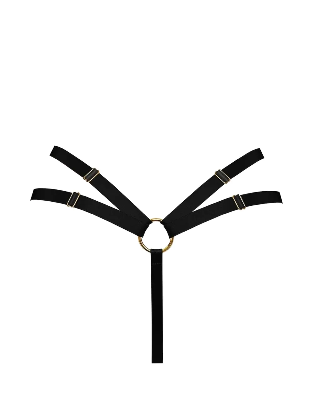 Bordelle Signature mesh harnas string Zwart