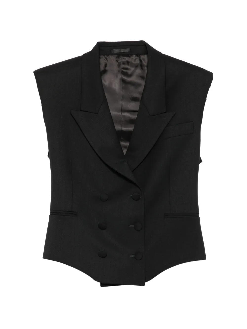Jacob Lee double-breasted peak-lapels waistcoat