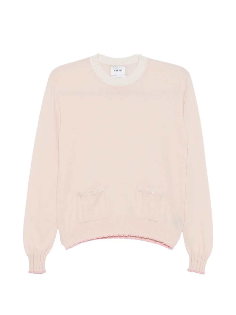 Barrie ribbed-knit pocket sweater