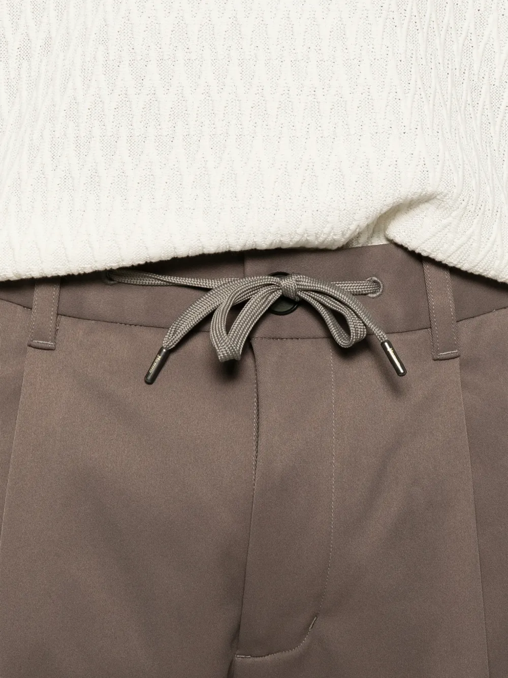 Herno Broek met trekkoord Grijs