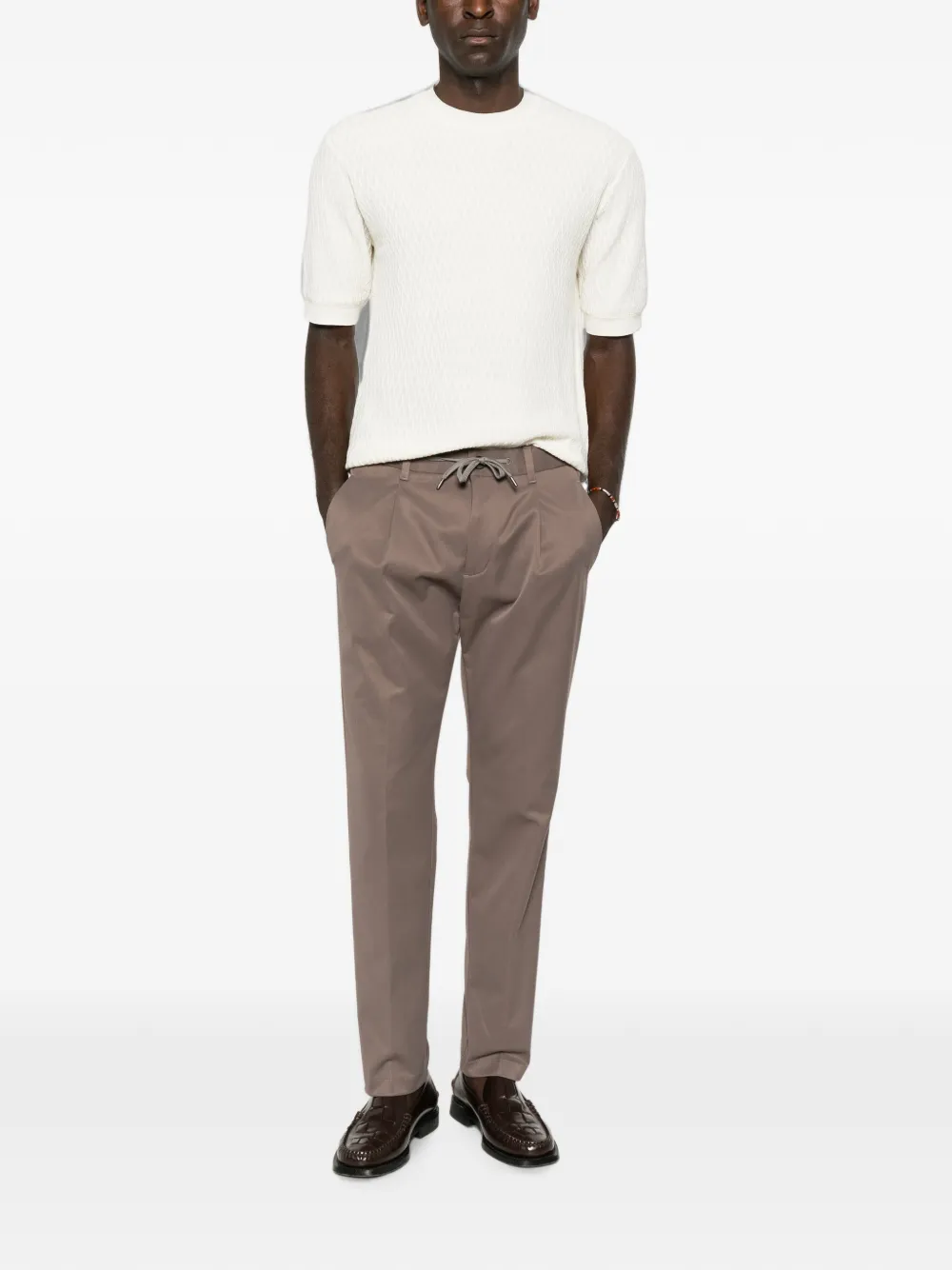 Herno Broek met trekkoord Grijs