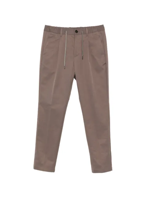 Herno pleated drawstring trousers
