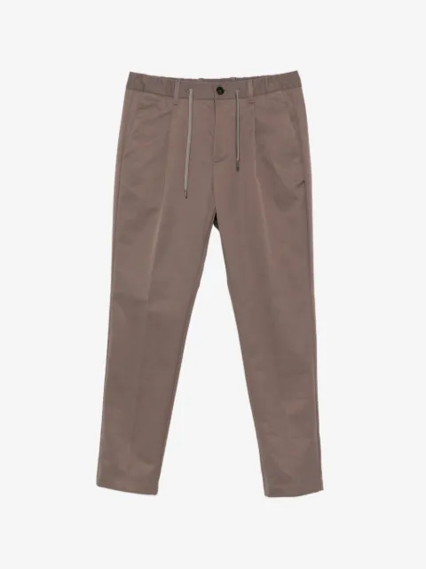 Herno pleated drawstring trousers