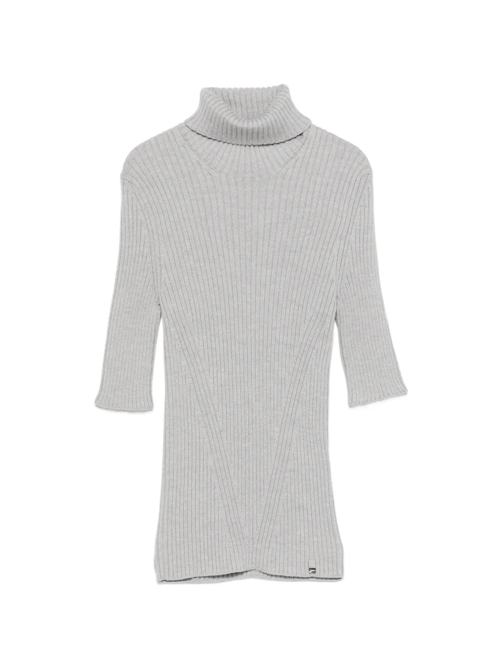 Herno turtleneck short-sleeve sweater - Grau