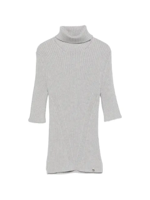 Herno turtleneck short-sleeve sweater
