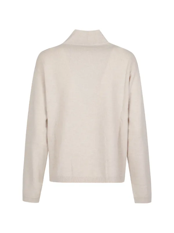 Fabiana Filippi bead-embellished high-neck Sweater | Neutrals