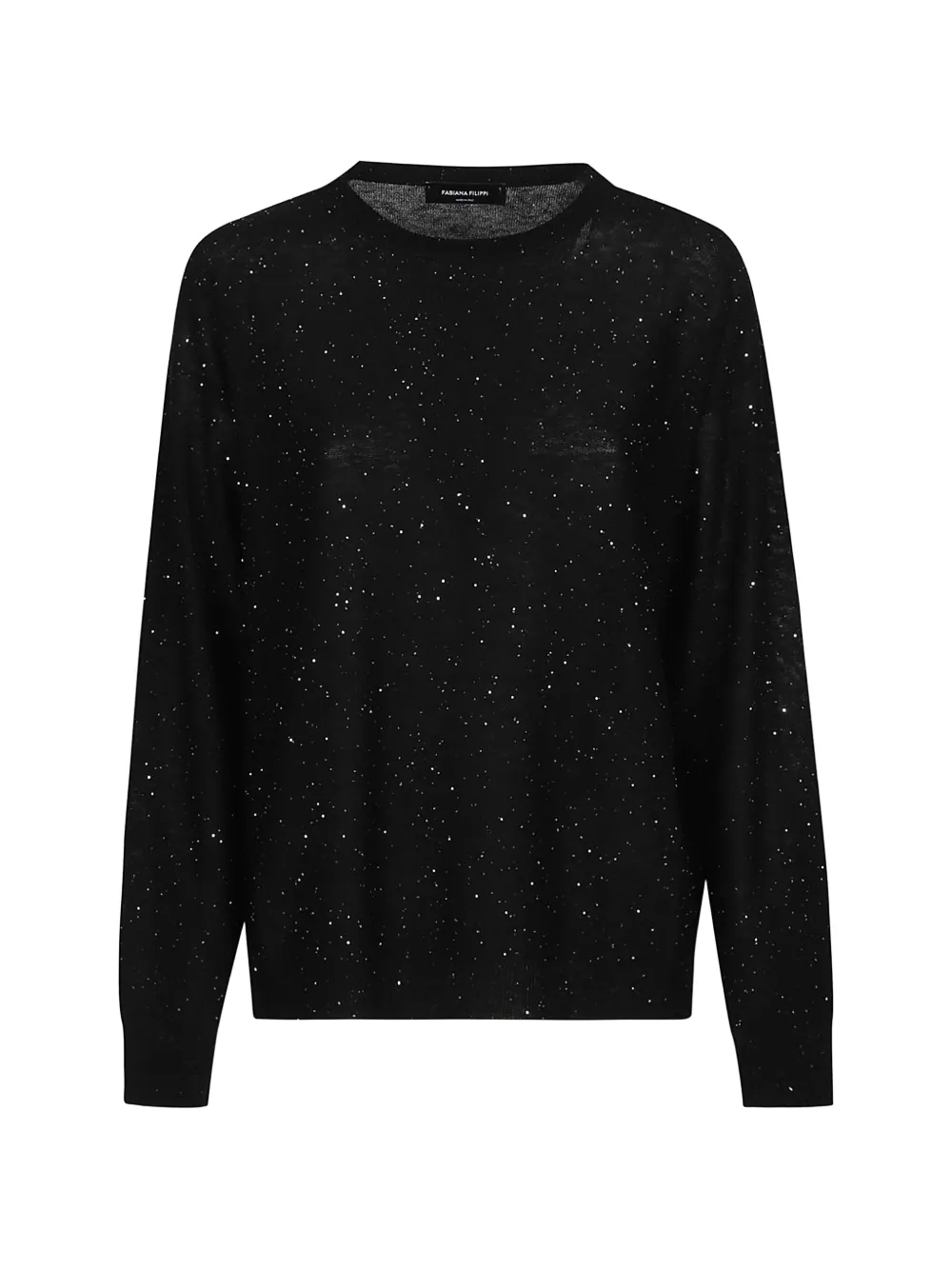 Fabiana Filippi sequin-embellished wool sweater - Nero