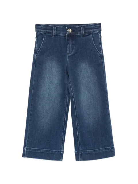 Liu Jo Kids faded-effect straight-leg jeans