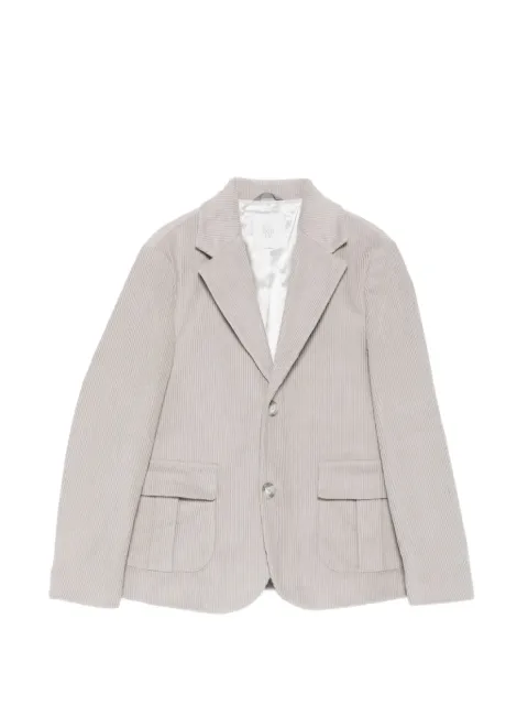 Eleventy Kids corduroy single-breasted blazer