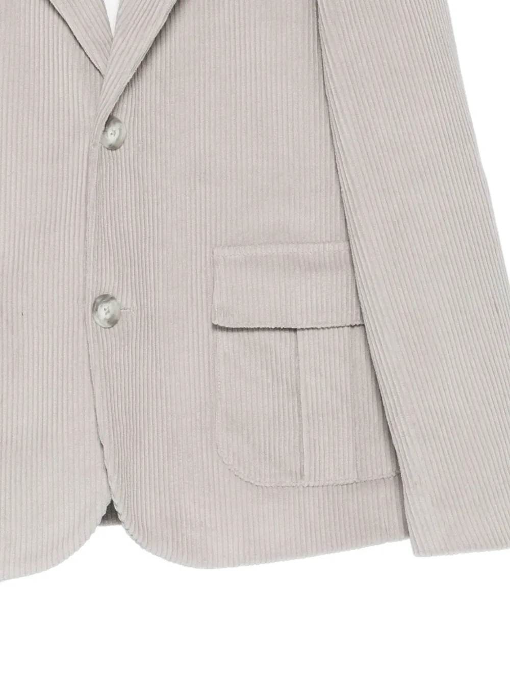 Eleventy Kids Blazer met enkele rij knopen Grijs