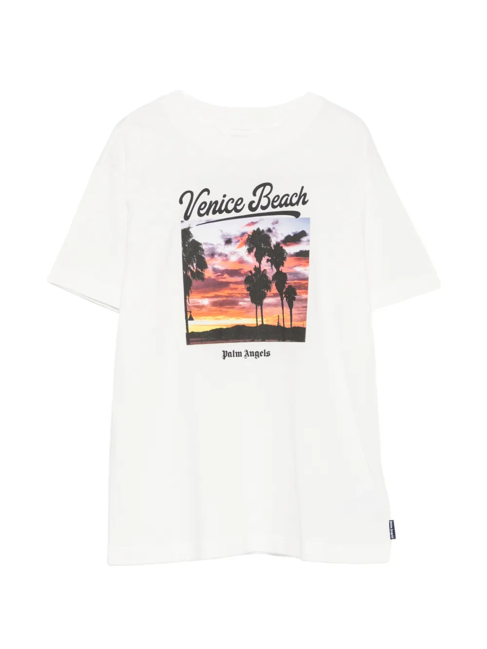 Palm Angels Kids graphic-print T-shirt - Bianco