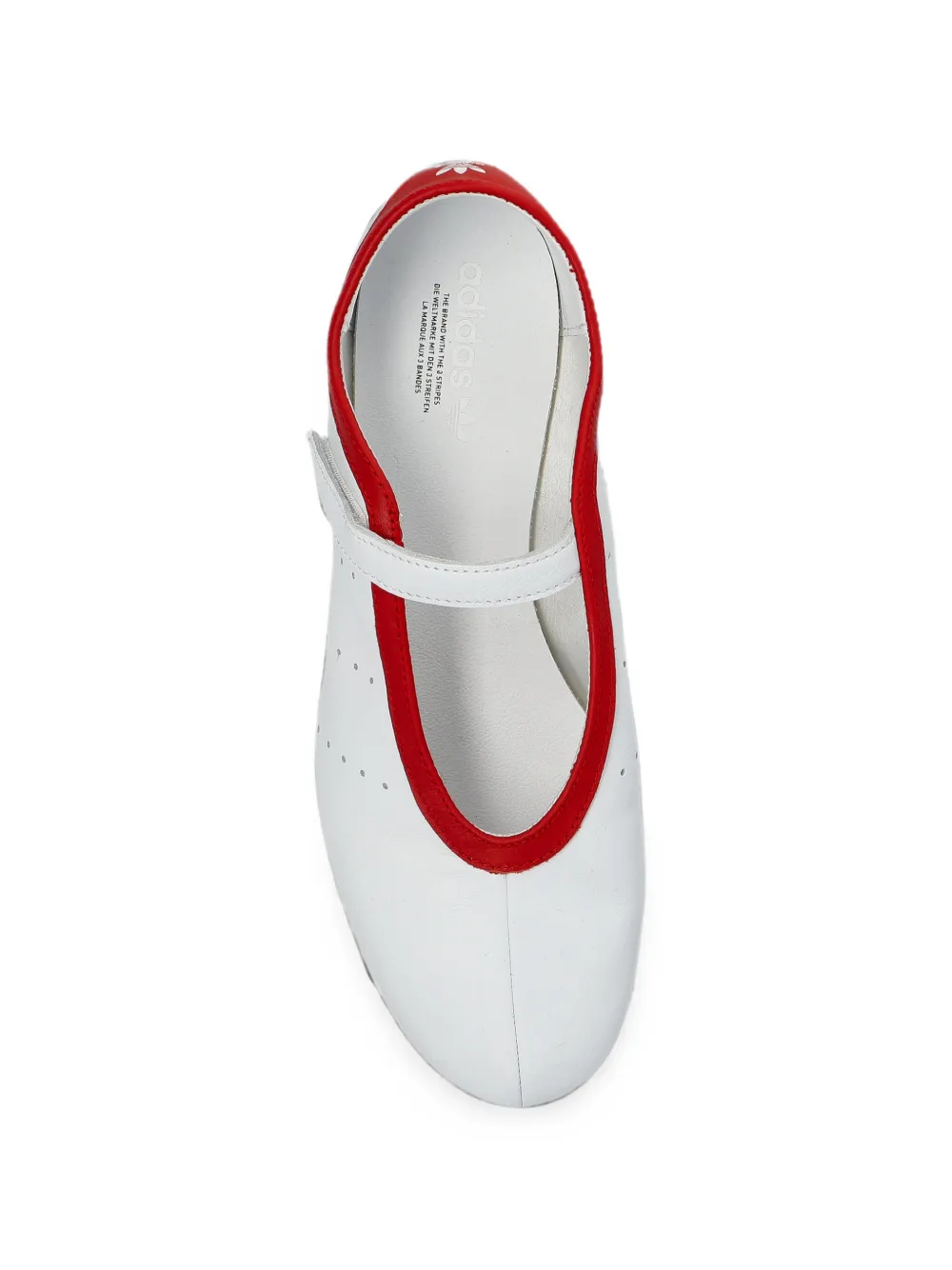 adidas Stan Smith Lo leather ballet flats Wit