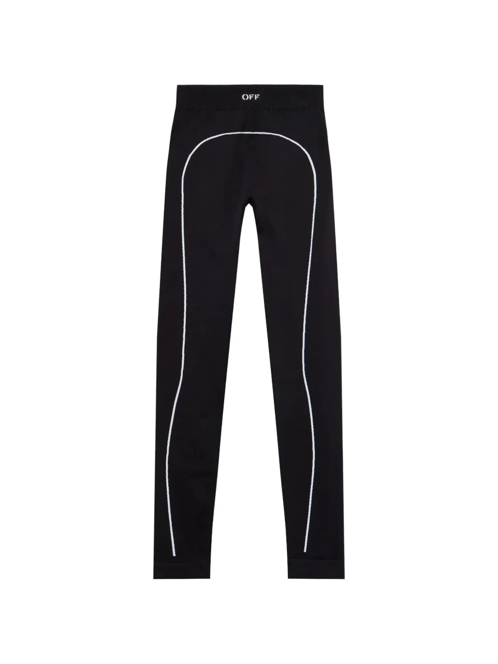 Off-White logo-print panelled leggings