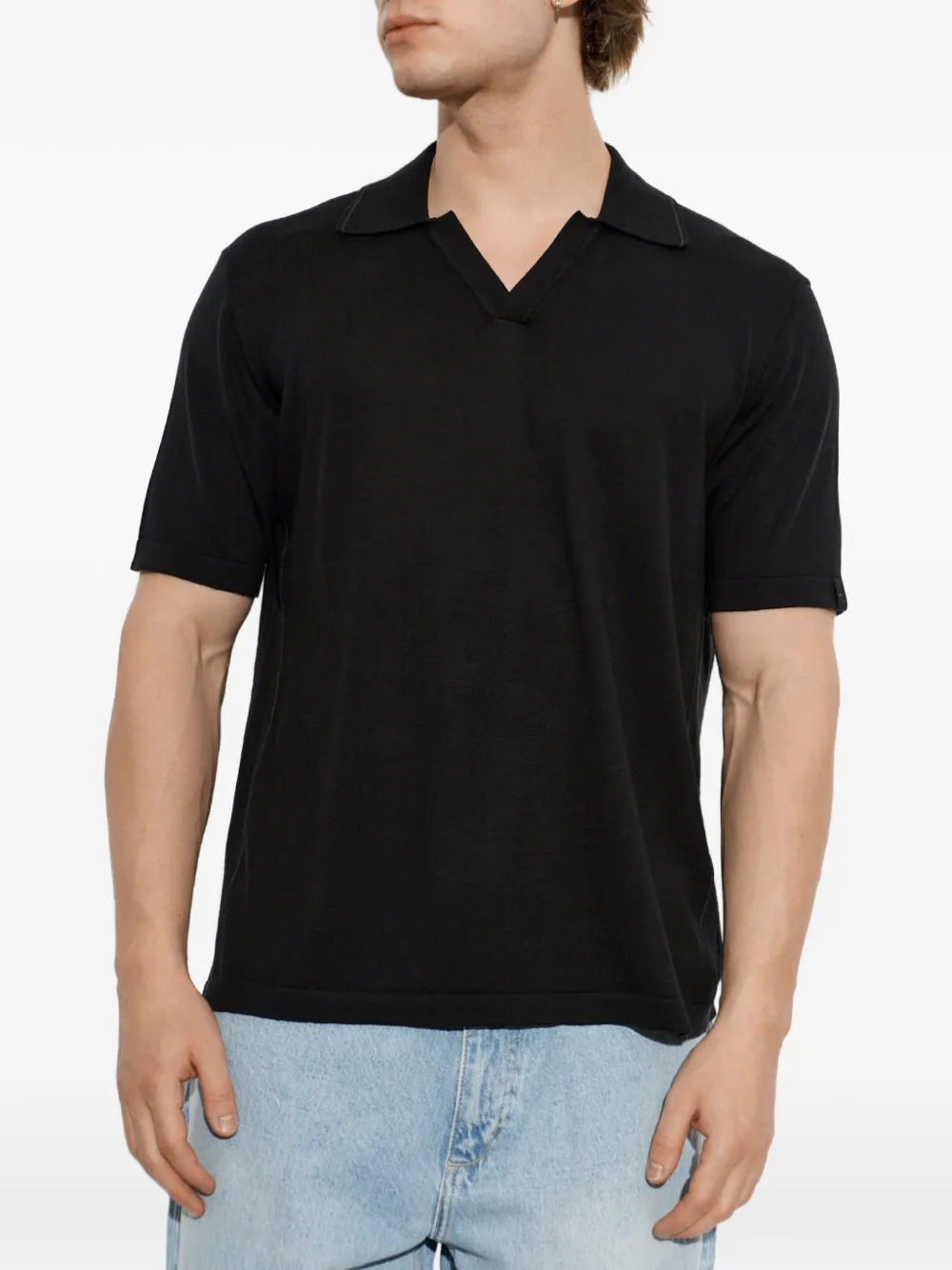 rag & bone Trui met korte mouwen Zwart