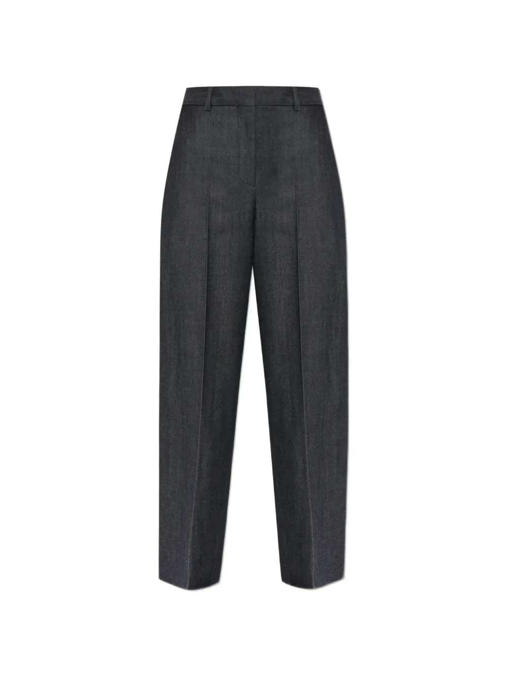 Balenciaga pressed-crease tailored trousers - Blau