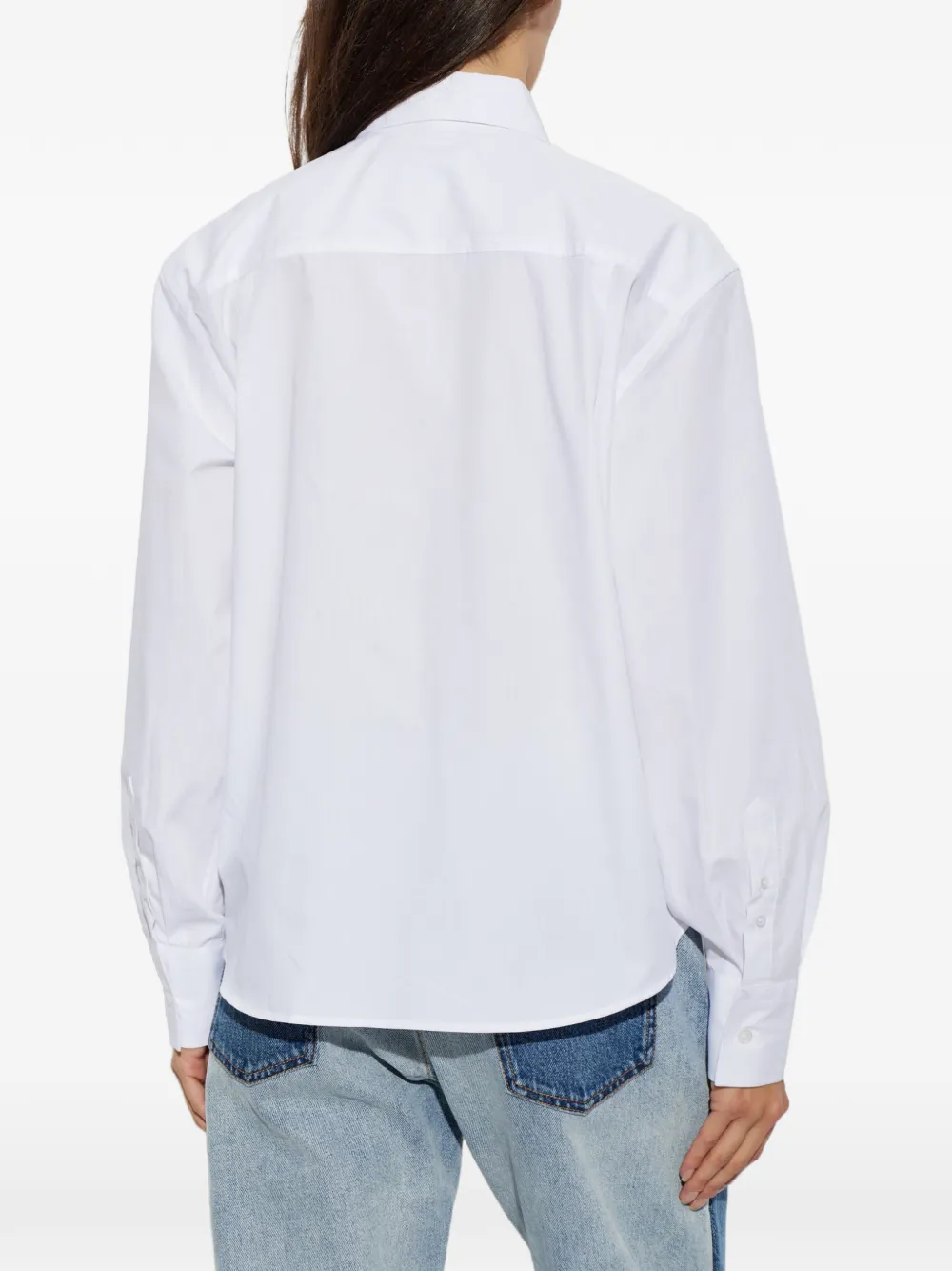 Off-White Overhemd met geborduurd logo Wit