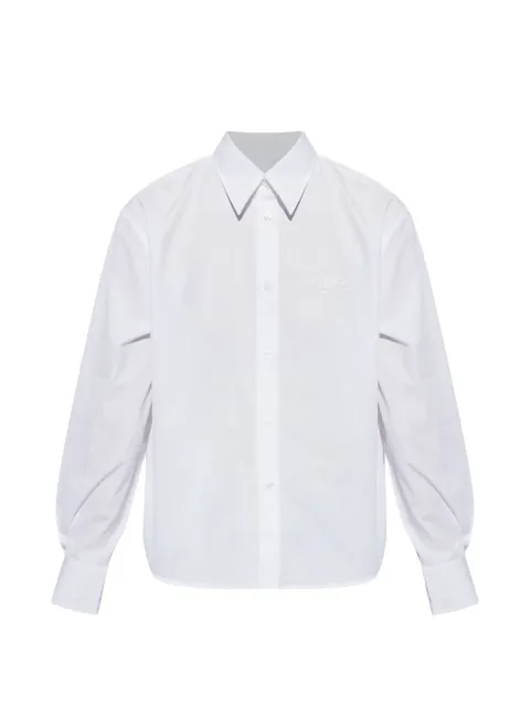 Off-White embroidered-logo shirt