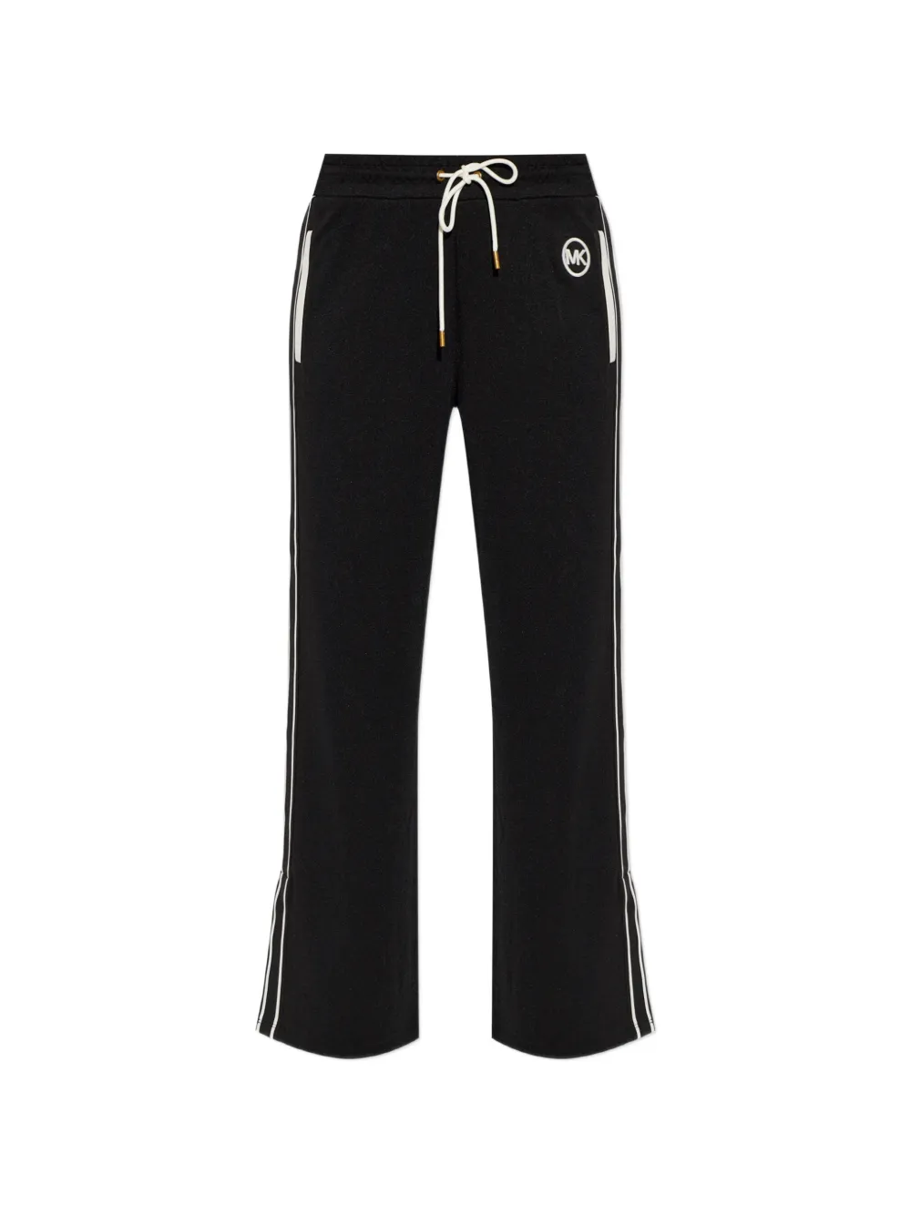 Michael Michael Kors logo-patch side-stripe track pants - Nero