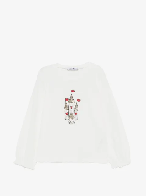 Liu Jo Kids camiseta con lentejuelas
